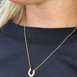Lucky AF Horseshoe Necklace